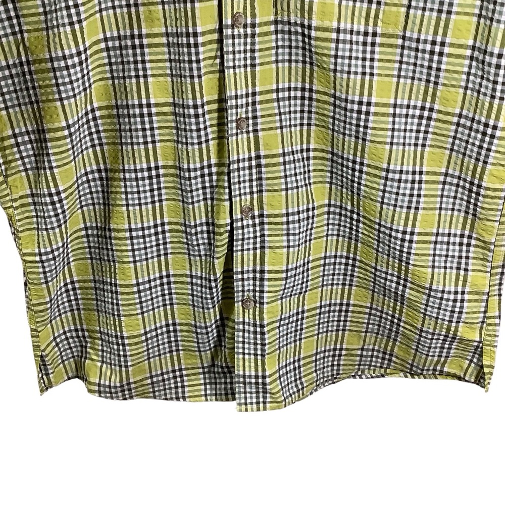 Eddie Bauer Men’s Plaid Button Down Classic Fit Shirt Short Sleeve - Picture 3 of 8